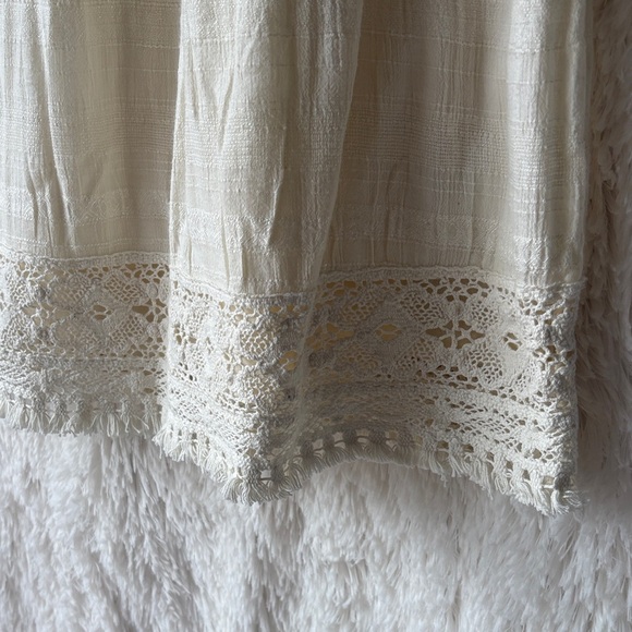 American Eagle Outfitters Cream Lace Mini Dress - Picture 6 of 9
